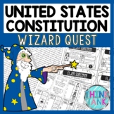US Constitution Close Reading Quest - Task Cards and Text Marking