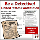 US Constitution Activity - Constitution Detectives