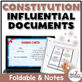 Influential Documents Foldable Activity | Magna Carta | En