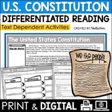 US Constitution Reading Comprehension Passage | Constituti