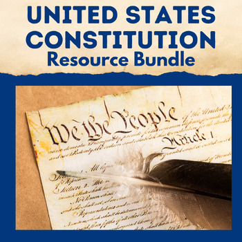 Preview of US Constitution Resources Bundle