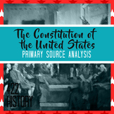 US Constitution Scavenger Hunt Primary Source Analysis