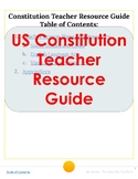 US Constitution Teacher Resource Guide - 40+ Lesson Plans!