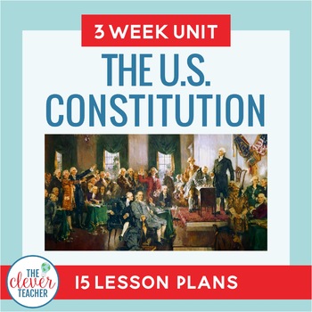 Preview of US Constitution Unit | 5th Grade - 8th Grade