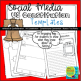 US Constitution and US History Social Media Templates