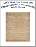 US Constitutional Amendments Webquest for Google Apps - In