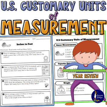Preview of US Customary Units of Measurement Year Review