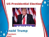 US Election 2016 Donald Trump wins presentation or assembl