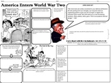 US Enters WWII Graphic Organizer & Primary Source Analysis