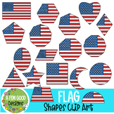 US Flag Shapes Clip Art