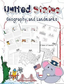 Preview of US 50 States Worksheets