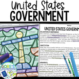 United States Government Color by Number Worksheet