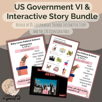 Preview of US Government Visual Impairment and Interactive Story Bundle