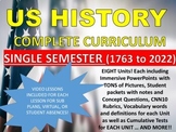 US HISTORY - Complete Course in ONE SEMESTER (1763 to Pres