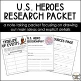 U.S. Heroes Research Packet