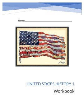 Preview of US History 1 Workbook - ENTIRE COURSE PLAN