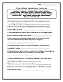 U.S. History, 1620 - 1865, 16 chapter/units of Vocabulary Quizzes