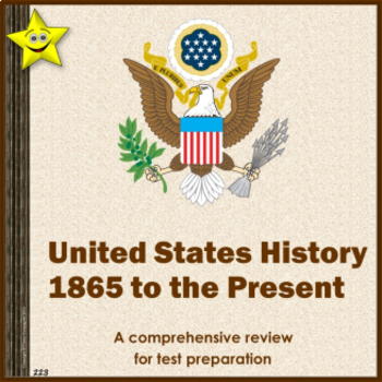 Preview of U.S. History 1865 to the Present Test Prep Distance Learning