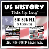 US History / American History BIG BUNDLE of Resources!  NO-PREP!