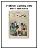 US History Beginning of the School Year Bundle