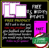 US History Borders PART 3 FREE 1920s, WWI, WWII, Cold War