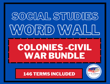 Preview of US History Bundle (Colonies - Civil War) (1609-1865)