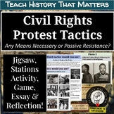 US History Civil Rights Movement: MLK, Black Panthers, Mal