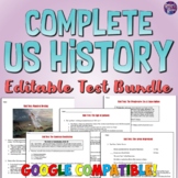 US History Complete Curriculum Test Bundle