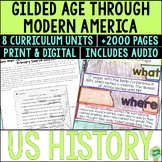 US History Curriculum Vol. 2 (Gilded Age through Modern America)