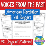 US History Daily Quotes American Revolution Bell Ringer / 