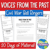 US History Daily Quotes Civil War Bell Ringer / Exit Ticke