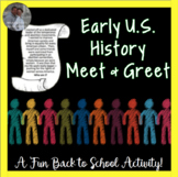 U.S. History Find Someone Who First Day, Review or End of 
