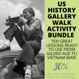US History Gallery Walk Activity Bundle