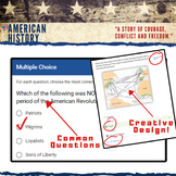 US History Google Quizzes - 17 Assessments/Evaluations -  