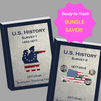 Preview of US History I and II: 16-week Instructor OER Course & Activity Guides