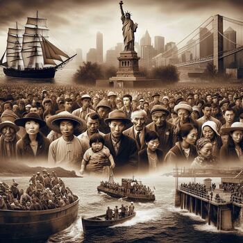 Preview of US History:Immigration Movie/Documentary Viewing Guide Resource BUNDLE w/Project