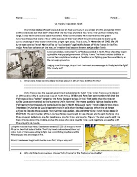 Preview of US History: Operation Torch