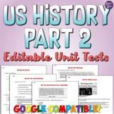 US History Part 2 Test Bundle