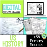 US History Primary Documents Analysis Bundle | Includes Di