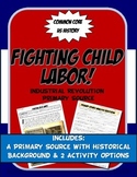 US History Primary Source Fight Child Labor Activity