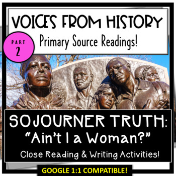 Preview of US History Primary Source Reading Activity: Abolition & Women's Rights!