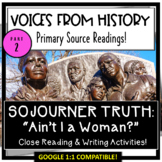 US History Primary Source Reading Activity: Abolition & Wo