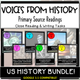 US History Primary Source Readings: Full-Year BUNDLE (1776