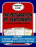US History Primary Source The Declaration of Sentiments Wo