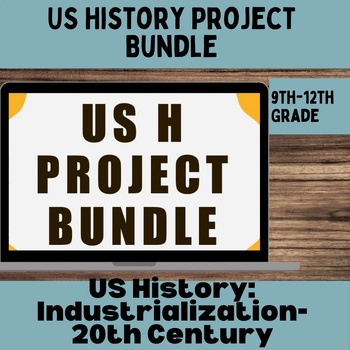 Preview of US History Project Bundle | Historical Research | 9th, 10th, 11th, 12th Grade