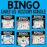 US History Review Game BINGO Bundle 13 Colonies to Reconst