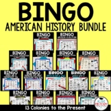 US History Review Game BINGO Bundle 13 Colonies to the Pre