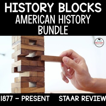 Preview of US History Review Game Bundle History Blocks EOC Review End of the year activity
