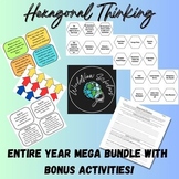 US History Review Hexagonal Thinking Bundle (ENTIRE YEAR!)