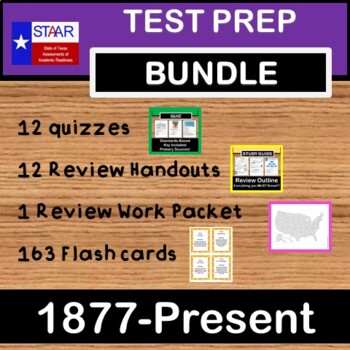 Preview of US History STAAR test PREP Essentials Bundle